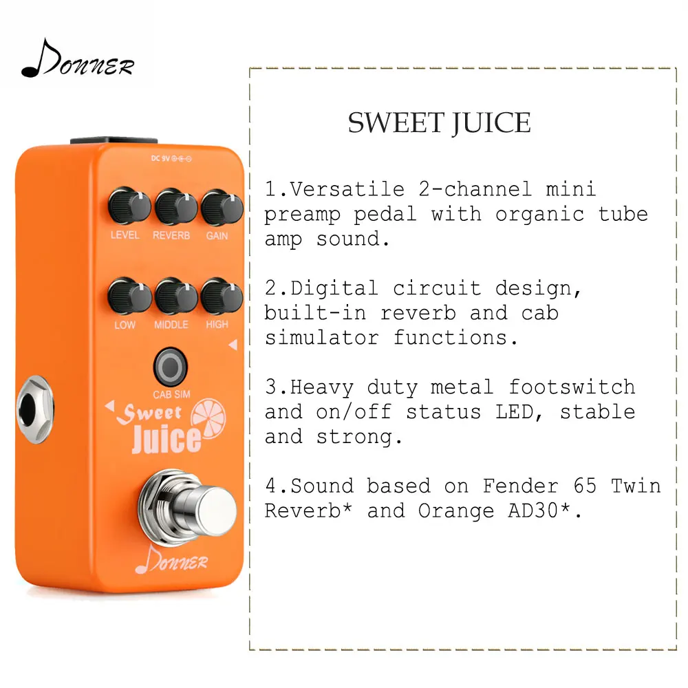 Donner цифровой мини предусилитель для гитары педаль эффектов схема ...