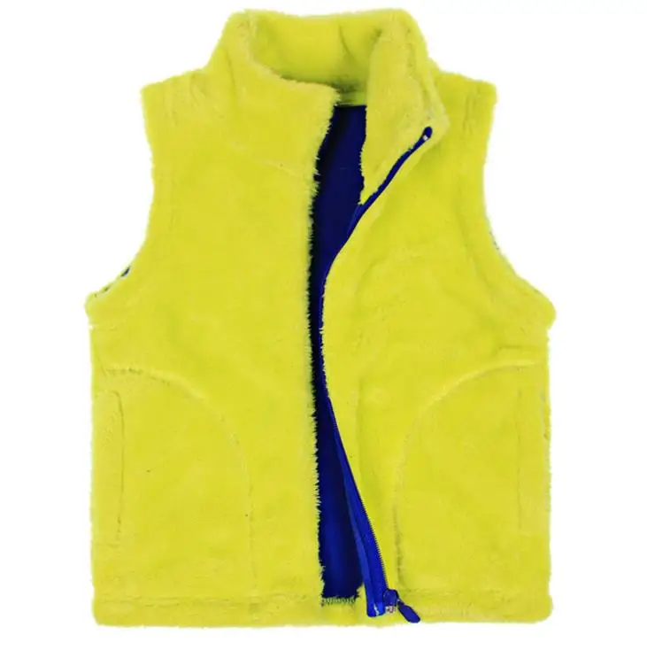 Buy 4 8Y Baby Boy Vest Fleece Zipper Sleeveless Girls