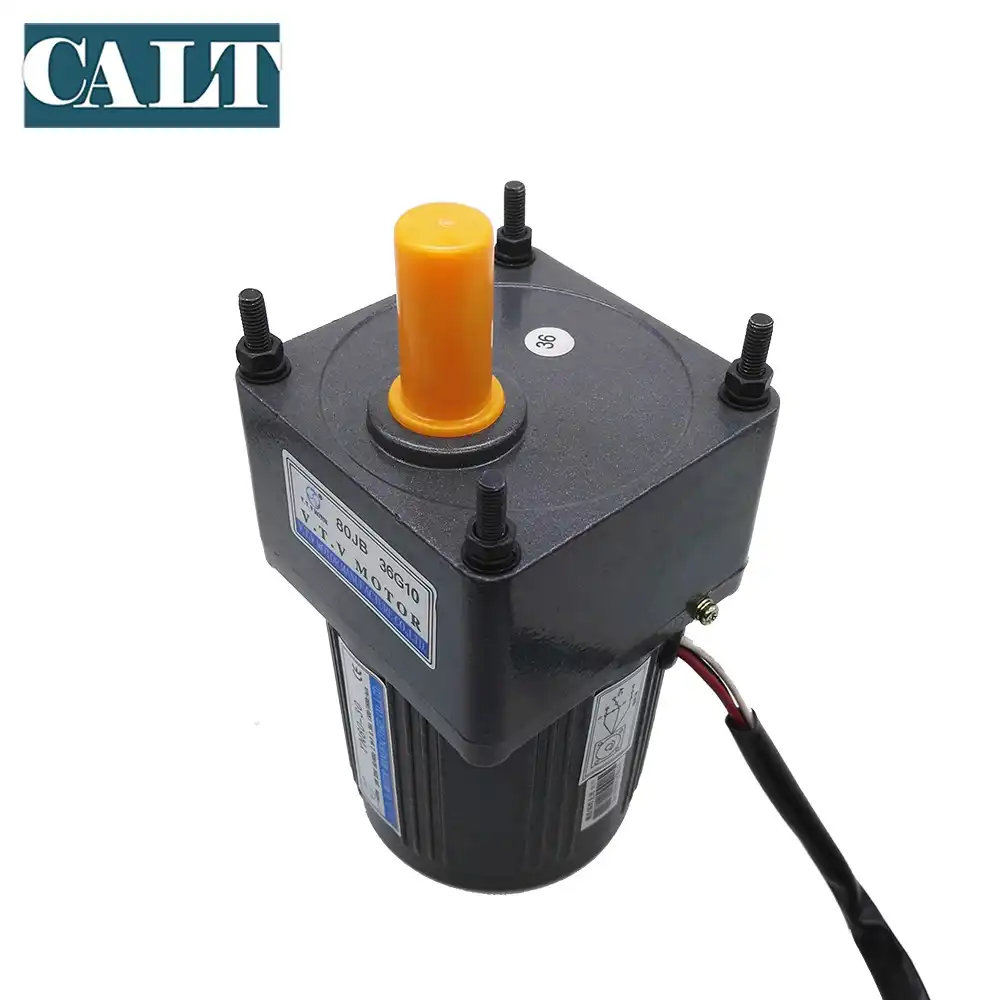 220v Vtv Yn80 40 Ac Small 3 Wires Gear Motor 1 50 Reduction Ratio Ouput Speed 30rpm Single Phase Motor 40w