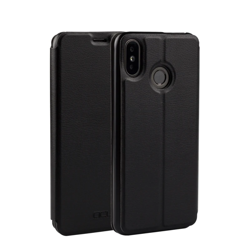 

Homtom C2 Case Ocube Luxury Stand Style Leather Flip Case Cover with hard case for Homtom C2 Smart Phone