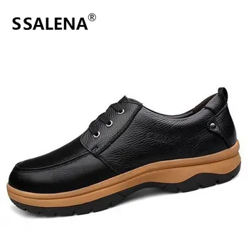 

EU 53 Men Genuine Leather Shoes Oxford Dress Shoes For Men Business Shoes Men Lace Up Casual Shoes Big Size B172