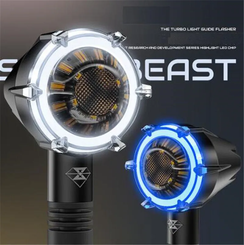 

SPIRIT BEAST Motorcycle Turn Lights Modified Waterproof LED Decorative Accessories Signal Lights Motors Daytime Running Lights