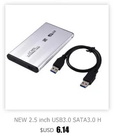 2,5 "HD BOX Жесткий диск картридж Алюминий сплав HDD Футляр USB2.0 SATA для Windows XP, Vista Win7 Win8 Win10 OS дропшиппинг