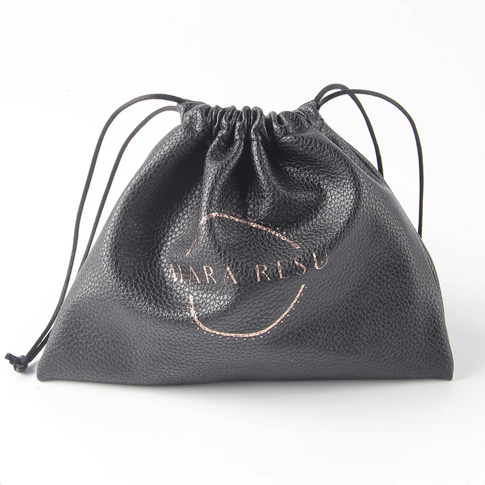 Customize logo luxury PU Jewelry bag gift bag cosmetic bag