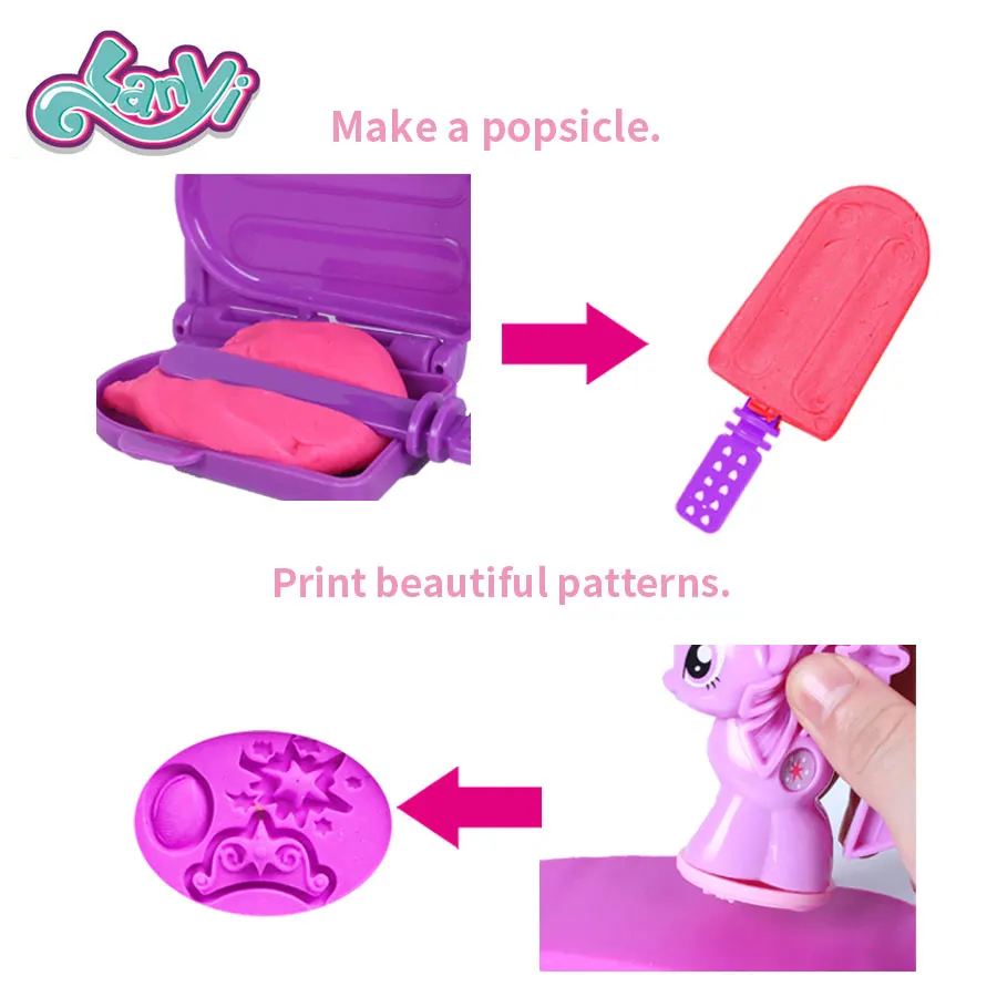 Оригинальная сумка Lanyitoys my little horse набор из полимерной глины для девочек подарки