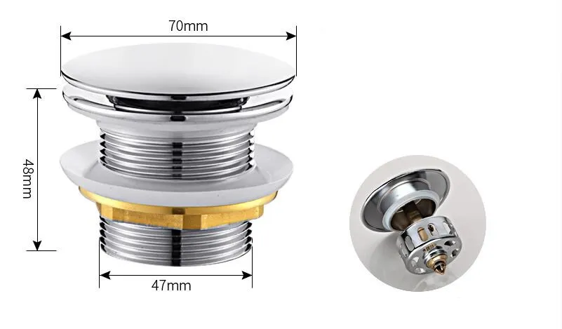 Слив для ванной, слив для раковины, Новое поступление, акция, хромированные аксессуары для ванной комнаты, раковина, кран, бутылка, слив, слив, латунь - Цвет: P-trap