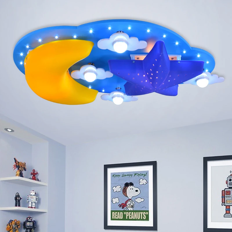 Precioso LED Kid Niños Decoración Del Dormitorio Luz de Techo lámparas