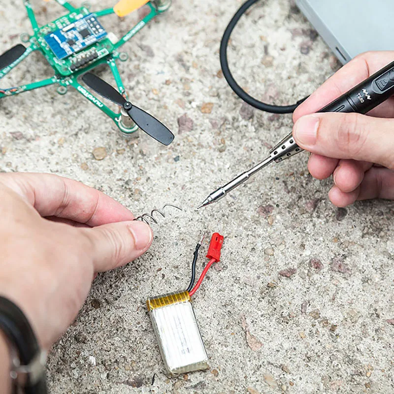 Intelligent Soldering Iron TS80 Thermostat Mini Electric Solder Iron Digital Electric Soldering Iron Set Welding Tool