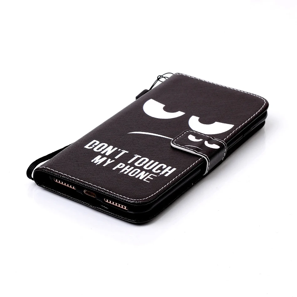 Caja del teléfono para iPhone 7 Plus cuero caso iPhone 8 cubierta de lujo de alta calidad magnético interruptor teléfono Coque C21