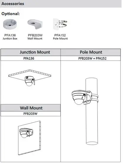 IPC-HDBW1320E-W Bracket