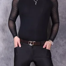 Для мужчин пикантные трико Перспектива с длинным рукавом видеть хотя плотно нижнее бельё для девочек одна деталь Personzied