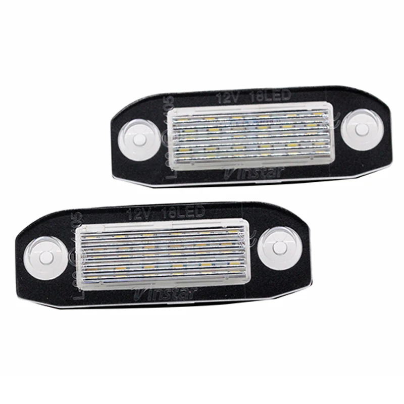 

HAUSNN for Volvo XC90 S40 V60 XC60 C70 V50 XC70 V70 Car Canbus LED License Plate Light White Auto Styling Number Lamp
