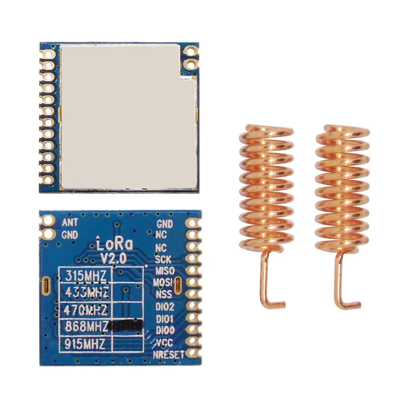 7 шт./лот FCC сертифицированы Lora1276 100 МВт SX1276 Lora модуля 915 мГц Высокая чувствительность 4 км RF передатчик с большим радиусом действия и приемник