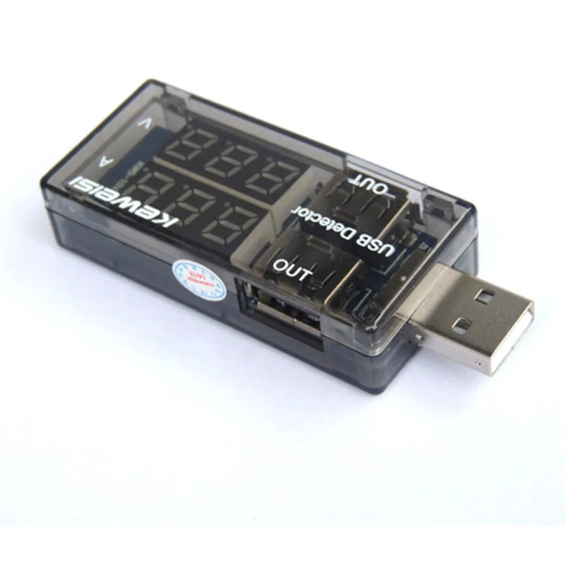 

Double USB LED Voltage Ammeter Meter Voltmeter 5A Current Digital Voltage Tester Detector 3V-9V USB Row Shows Power Supply