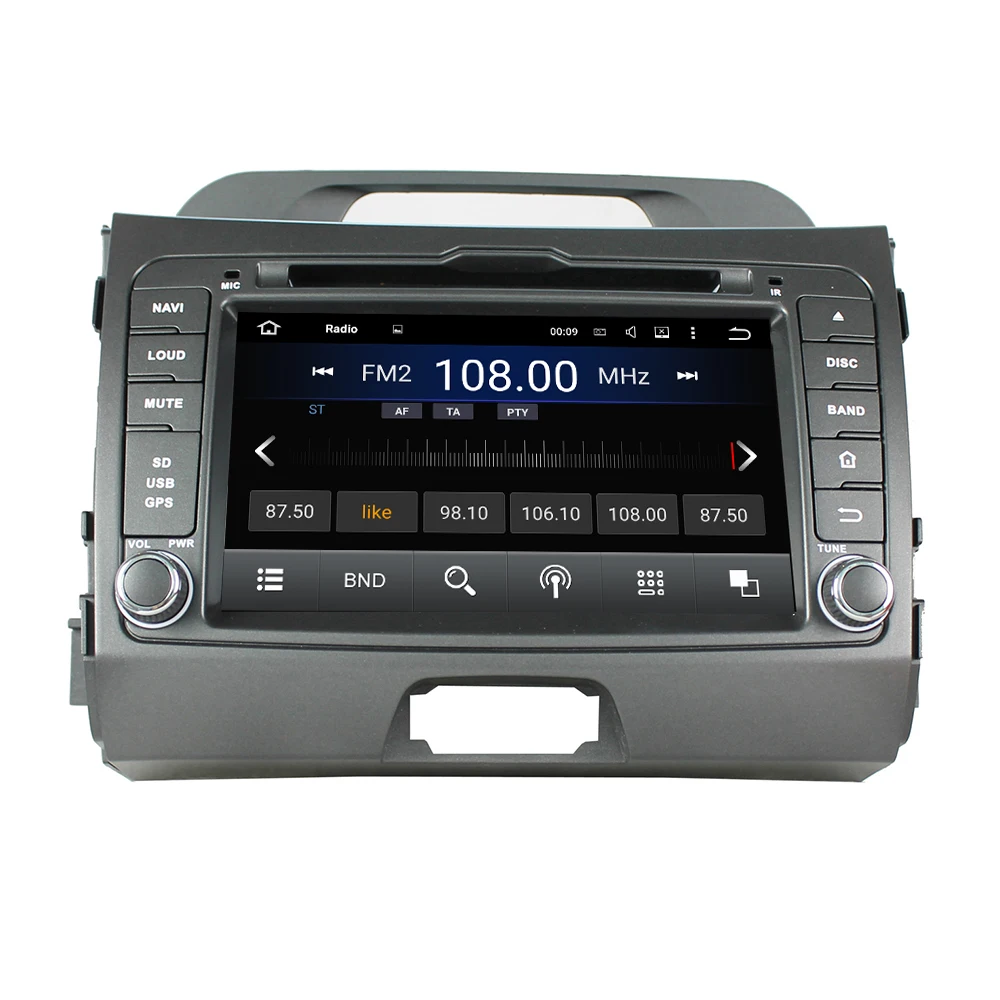 Excellent 7" Android Car DVD Player with TV/BT GPS 3G WIFI,Audio Radio Stereo,Car PC/multimedia headunit for KIA SPORTAGE R 2010 2011 2012 2