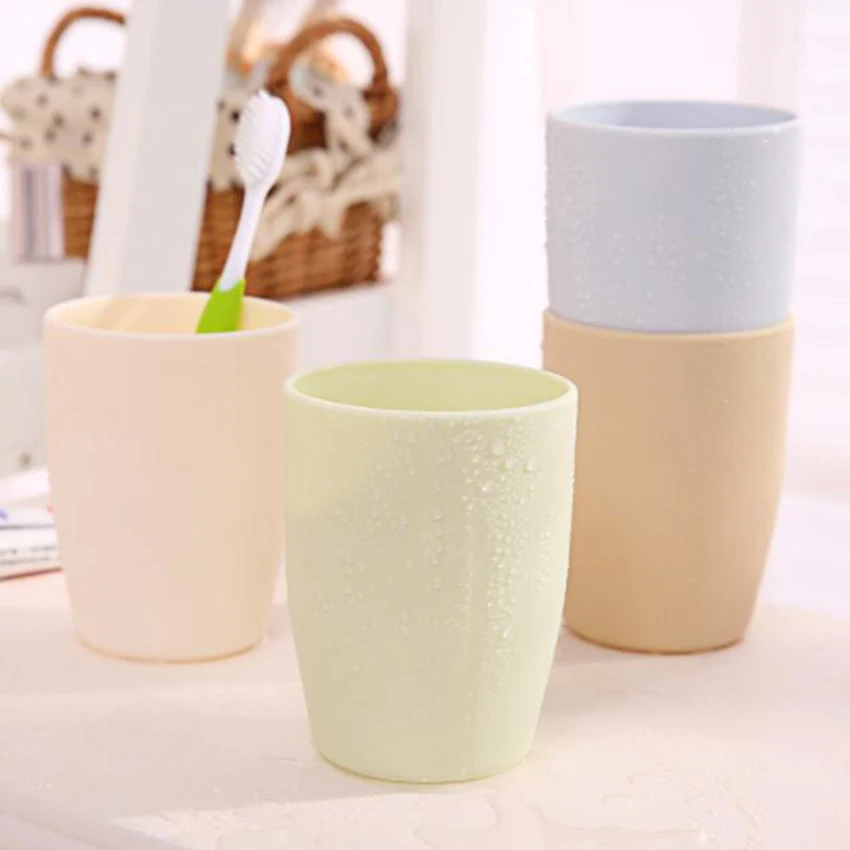 

1PCS Eco-friendly Japanese-style Thick Circular Cups Toothbrush Holder Cup PP Rinsing Cup Wash Tooth Mug Bathroom Sets