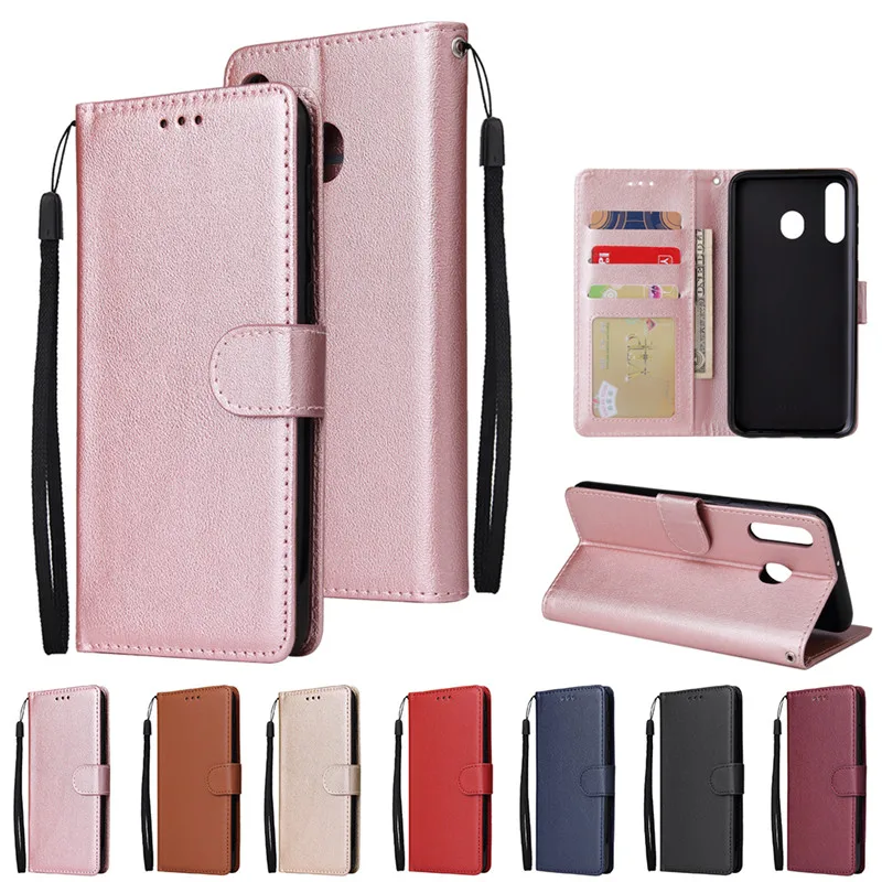 

Flip Leather Case on for Samsung Galaxy S10 S9 Plus S10e J4 J6 Plus A6 A7 2018 M10 M20 M30 Cover Classic Flip Wallet Phone Cases
