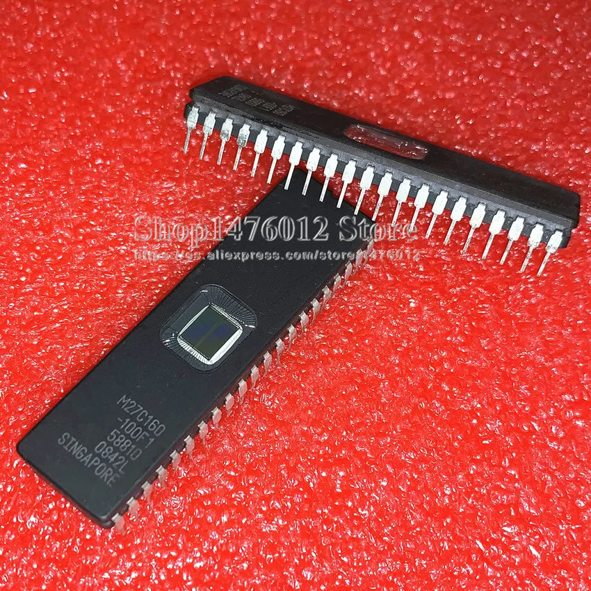 10 шт./лот M27C160-100F1 M27C160 27C160 Крис M27C160-120F1 M27C160-50F1 IC 1 M X 16 UVPROM 100 ns CDIP42 качество