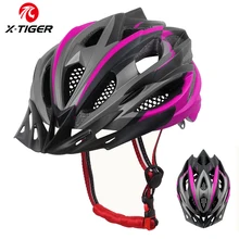 X-TIGER женский велосипедный шлем цельная форма велосипедный горный велосипедный шлем ультралегкий велосипедный шлем EPS+ PC чехол MTB велосипедный шлем