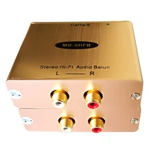 MuxBOXS-Cat5 stereo Hi-Fi audio prodlužovač Hi-Fi izolace Extender přes Cat5 / 5 až 1KM