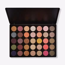 

Pigmented Eyeshadow Palette 35 Color Shadow Palette Smokey Matte Shimmer Eye Makeup
