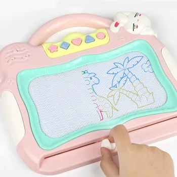 

Vocal Glow Magnetism Drawing Board Children Color Music Writing Pad Baby Doodle Drawing Safety Painting Toy Dropshiping