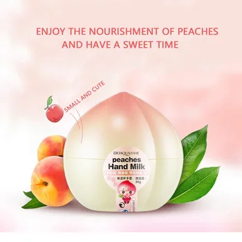 

BIOAQUA Peach Flavor Moisturizing Hand Cream Care Moisturizer Hands Care Hydrating Protection Hand Cream for Winter
