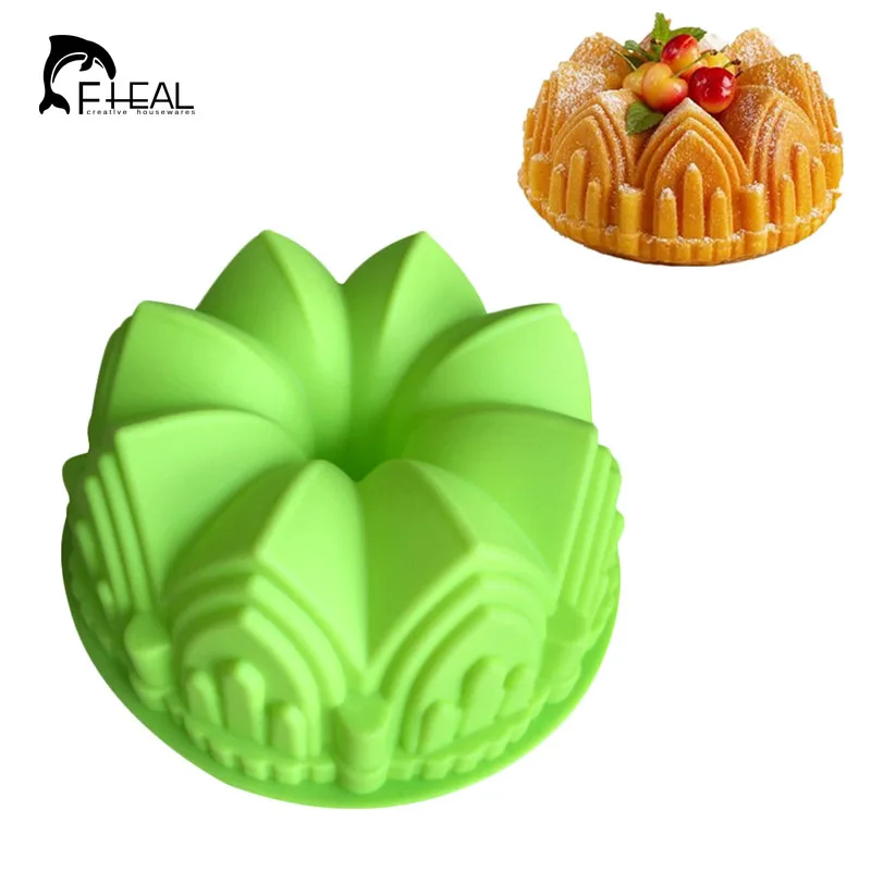 

Silicone Cake Mold Big Crown Shape Birthday Cake Decorating Tools Bread Fondant Mold DIY Cake Stencil Confectionery Pastry Tool
