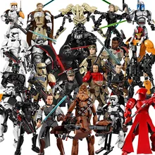 26 styles Star Wars The Last Jedi Toys Darth Vader General Grievous Boba Fett Chewbacca Luke Skywalk Figure building blocks