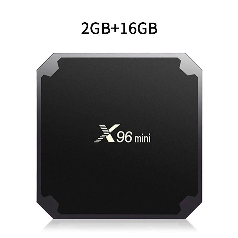 10 шт. X96mini Android 7,1X96 мини Smart tv BOX S905W четырехъядерный Поддержка 2,4G беспроводной wifi медиаплеер телеприставка 1+ 8 2+ 16 Гб