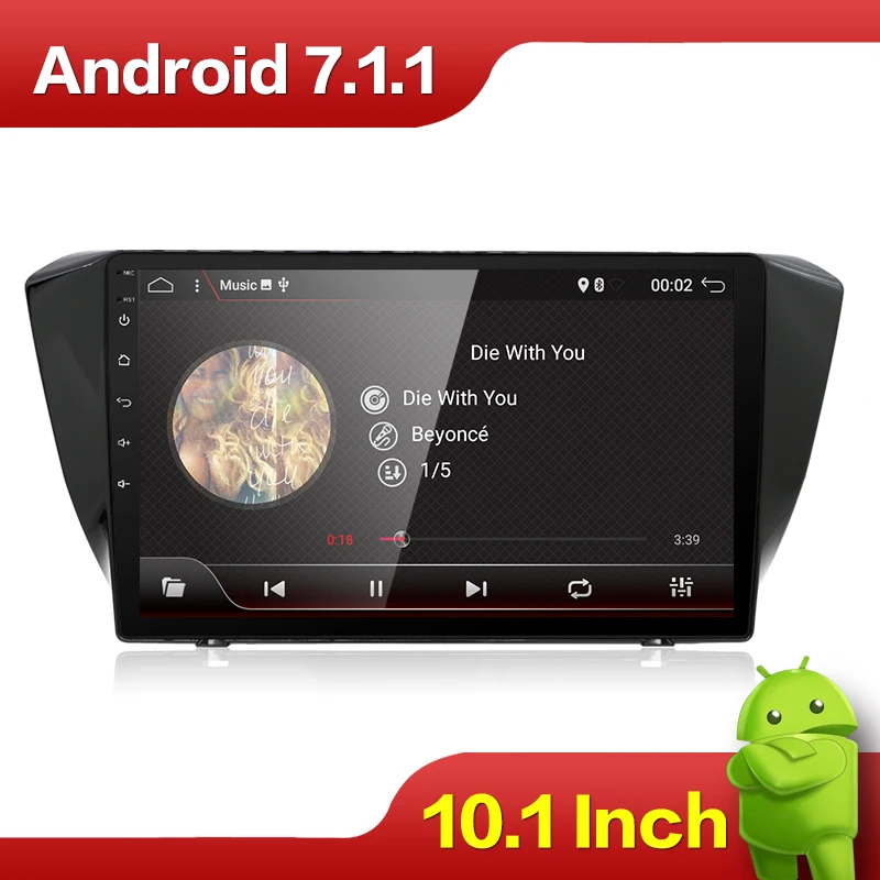 Android 7,1 автомобиль радио 2 Din 10 дюймов DVD плеер автомобиля для Skoda Superb 2016 С Wi Fi Радио RDS GPS Bluetooth географические карты