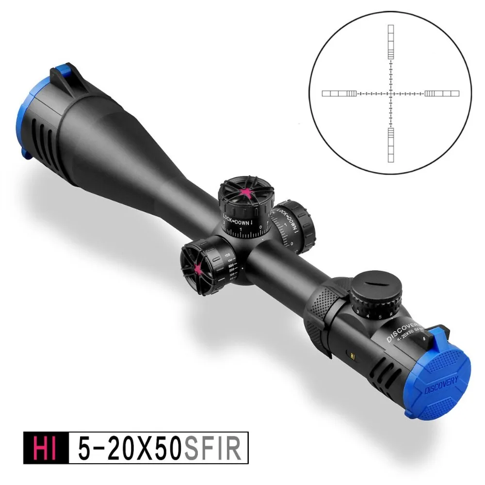 DISCOVERY HI 5 20X50 SF hawke rifle scope with Half MIL DOT reticle best for huntingin