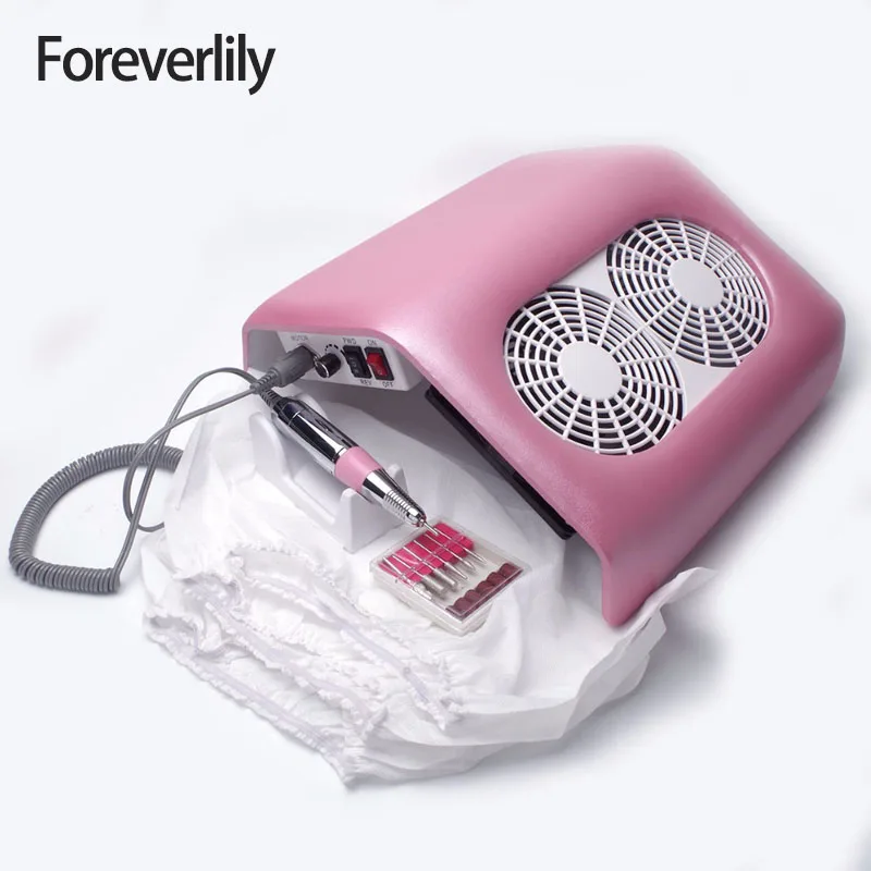 

2in1 Vacuum Grinding Combo Combination Strong Power Electric Drilling Machine Nail Dust Collector Manicure Nail Art Machine