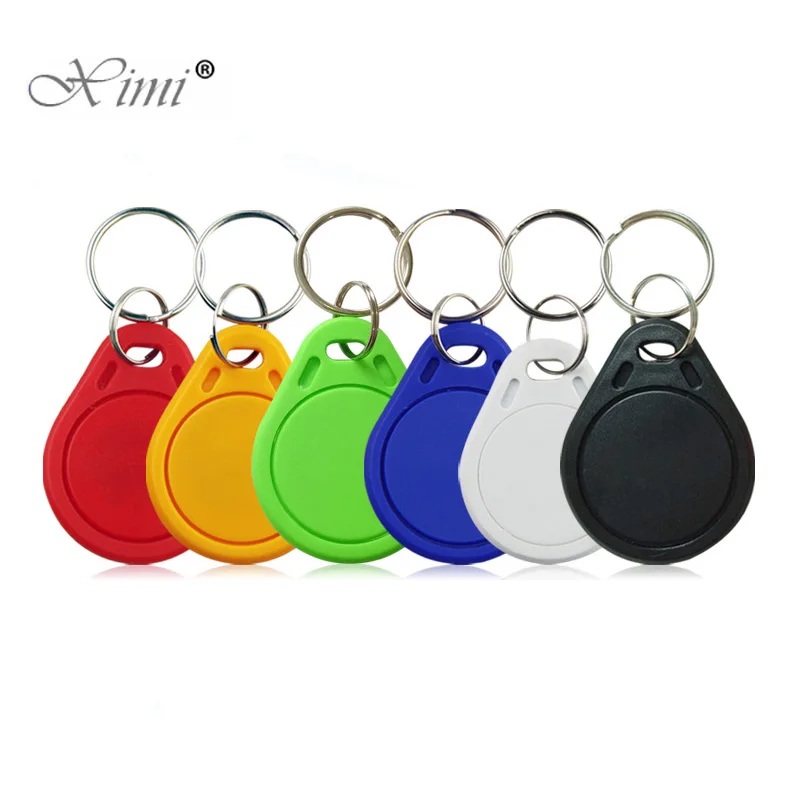 

100pcs A Lot Free Shipping MI-FARE Card Key Fob 13.56MHZ IC Card Proximity Card Key Chain Access Control System Card Chain