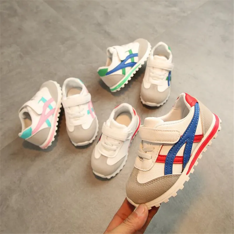 

Spring autumn Baby girls boys Casual Shoes pachwork PU Toddler shoes 3color 0-1.5years 15-19 TX05
