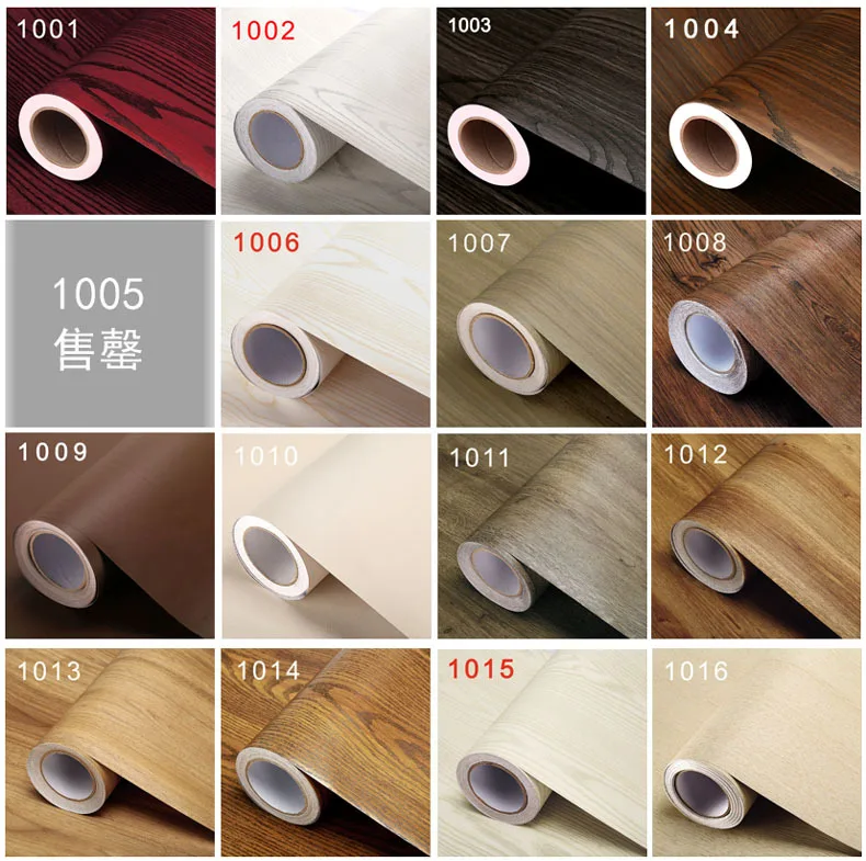 

Furniture Refresh Sticker Wooden Design Self-adhensive Wall Paper Decorative Pvc Material Wall Stickers Textiles Table Protector