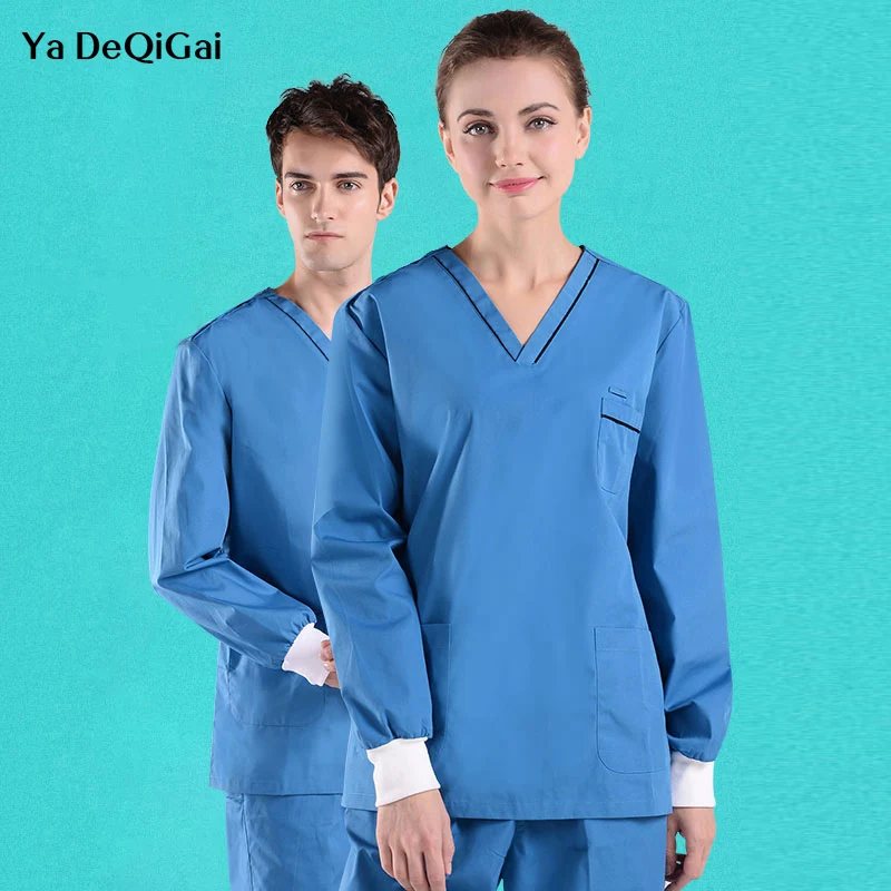 

IF Medical Surgical pharmacy doctor nurse uniform beauty salon sets spa uniform men&women Dentistry scrub sets medical clothing