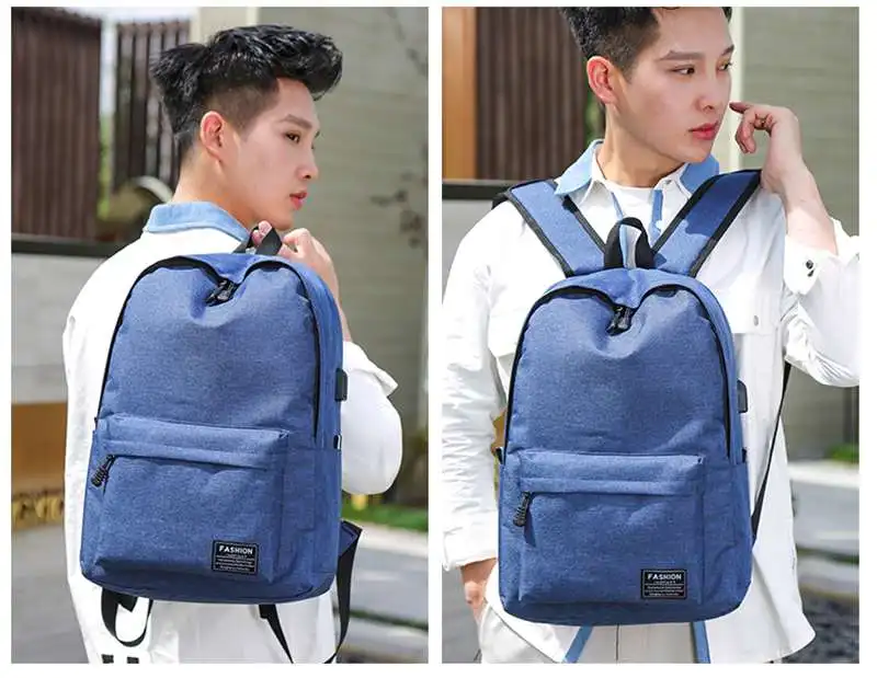 Модный мужской рюкзак для ноутбука с usb зарядкой, рюкзаки для компьютера, повседневные стильные сумки, большая мужская деловая дорожная сумка, рюкзак