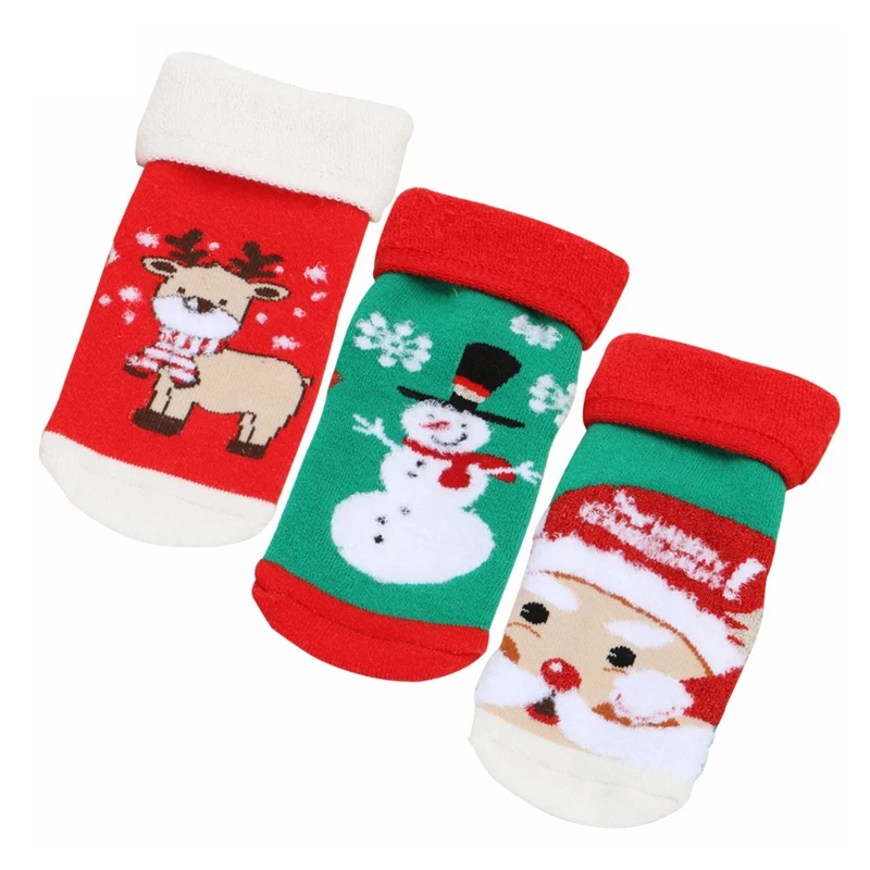 Newborn Baby Winter Socks Children Christmas Warm Soft Sock girls boys