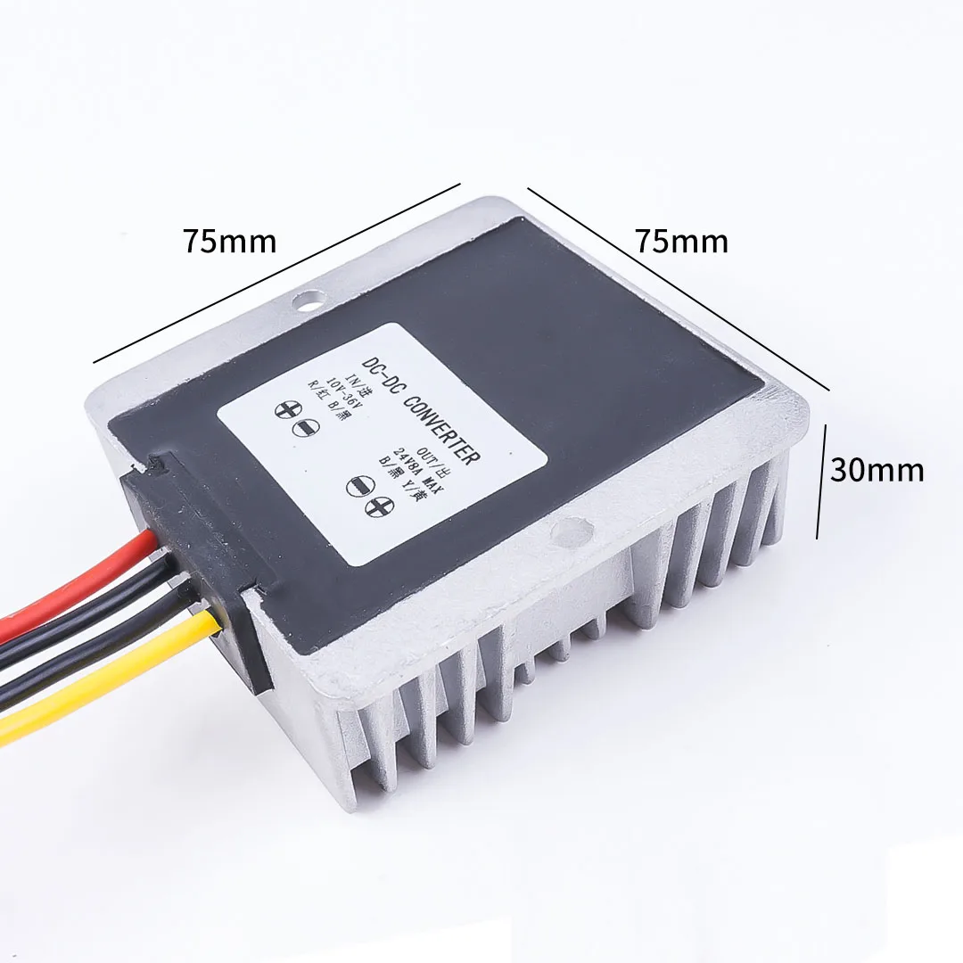 Мини 10-36 в до 24 В 3A 8A 10A DC понижающий преобразователь ступенчатый DC водонепроницаемый конвертер гольф тележка редуктор высокое качество RCNUN CE RoHS