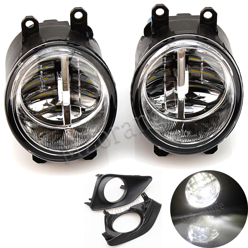 

MZORANGE 2PCS Fog Light Lamp Assembly for TOYOTA AVENSIS AURIS RAV 4 III CAMRY for Corolla PRIUS YARIS 2003-2015 Led Fog Light