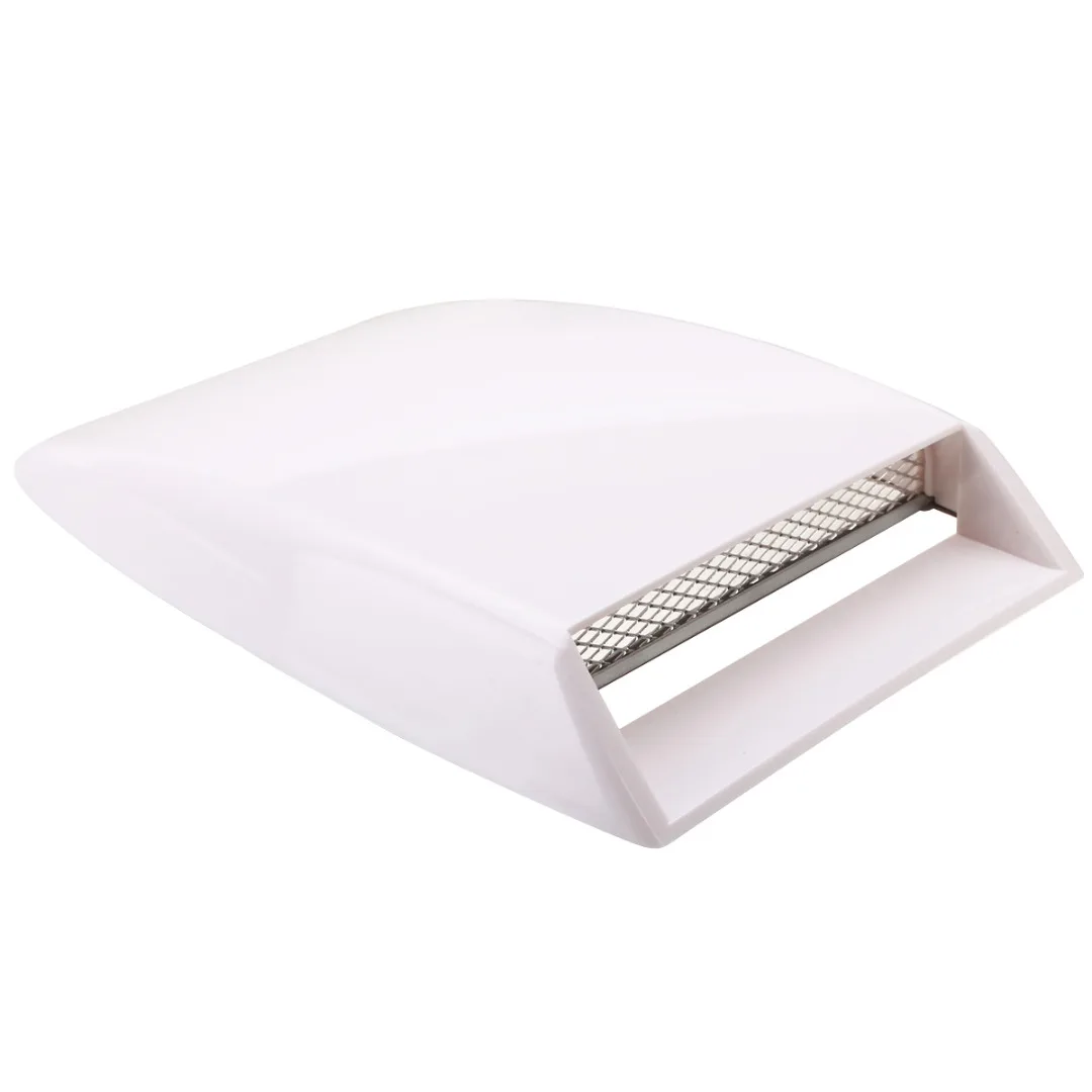 1pc Car Styling Air Flow Intake Scoop Side Vents Decorative Universal Tur-bo Bonnet Vent Cover Car Stickers Exterior Accessories