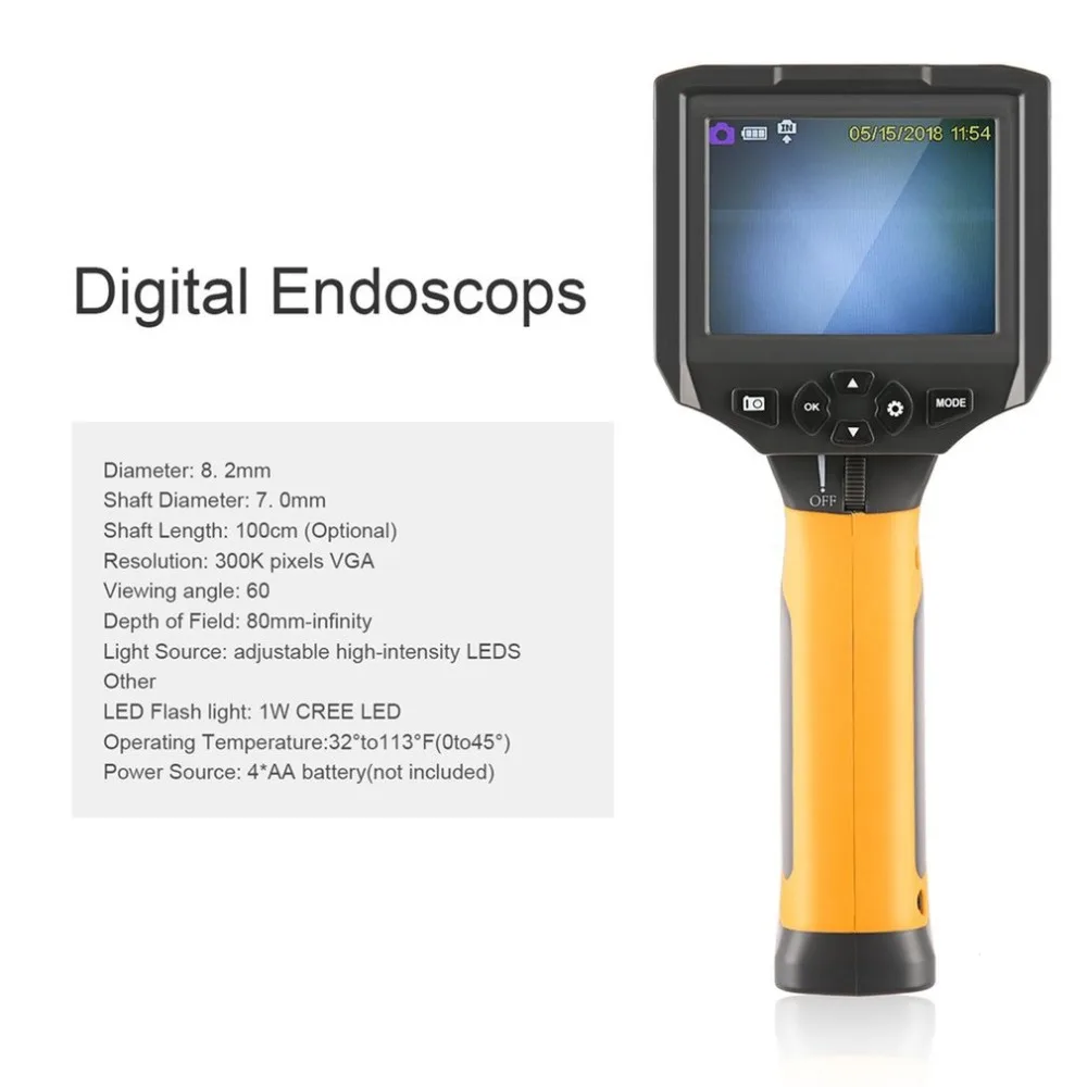 

High Qaulity LCD Industrial Endoscope Portable Digital Wireless Recordable Video Borescope Drop Shipping Wholesale Supplier
