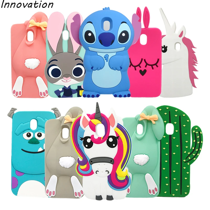 

Innovation 3D Cartoon Soft Silicone Case For Samsung Galaxy J5 2017 J530 J530F J530G 5.2" EU Version Phone Shell Back Cover Skin