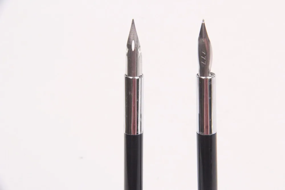 Angnya 1 шт Nail Art чернила для кистей ручка металл черная акриловая ручка обрушения порошок для салонов ногтей лайнеры, кисти, щетки инструмент A061
