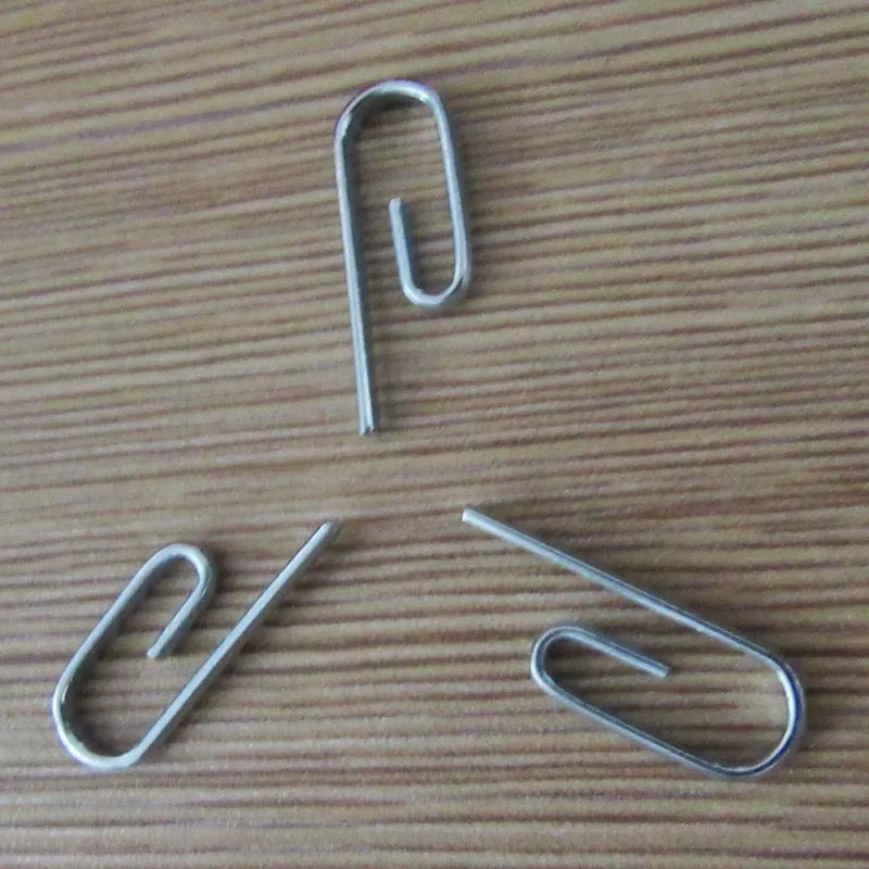 

100Pcs/set 6 Shape Iron Curtain Hooks Stainless Steel Window Hanger Indoor Home Decor Accessories