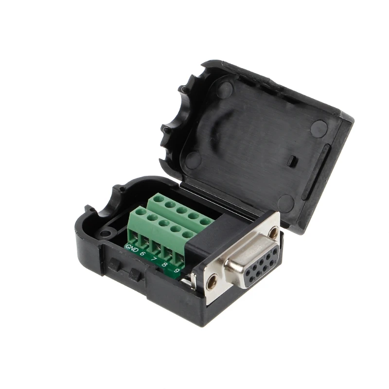 

DB9 Female RS232 Serial Connector Breakout Board Screw Terminals Jack Post