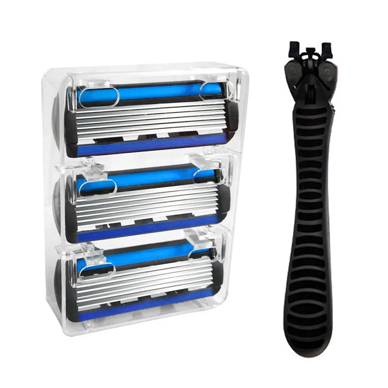 

High Quality 6 layers Blade Razor Blades For Men Shaving Face Care Cassette Shaving