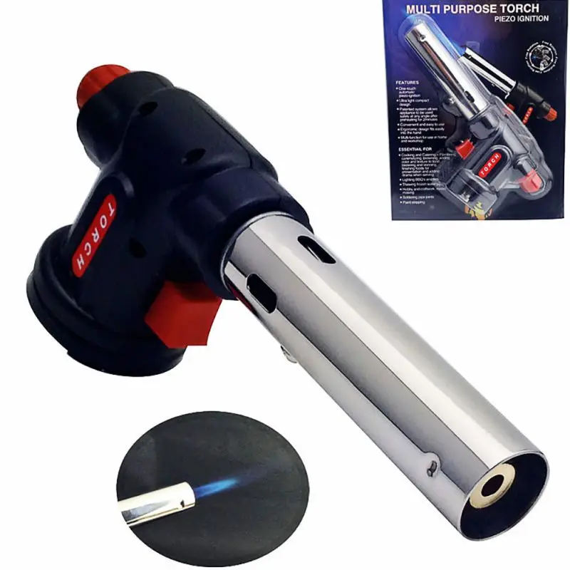 

Hot Welding Gun Burner Kitchen Torch Flamethrower BBQ Guns Butane Gas Blow Torch Soldering Cooking Tools