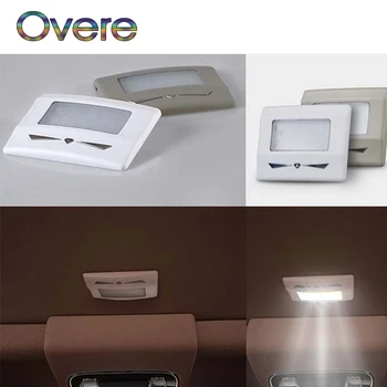 

Overe 1PC Car LED Wireless Reading Light Roof Celling Lamp For Renault Megane 3 Duster Captur Chevrolet Cruze Aveo Captiva